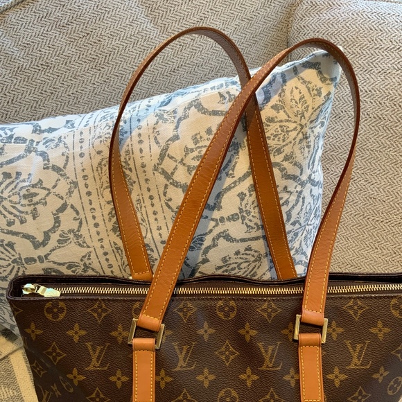 Beautiful Louis Vuitton Monogram Cabas Mezzo Shoulder Hand Tote Bag - Picture 12 of 17